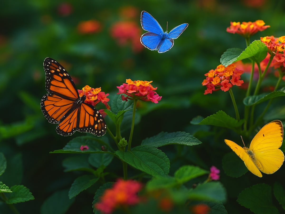 Un paraíso de mariposas en tu jardín: la planta que florece en otoño y llena de color cualquier espacio de tu casa