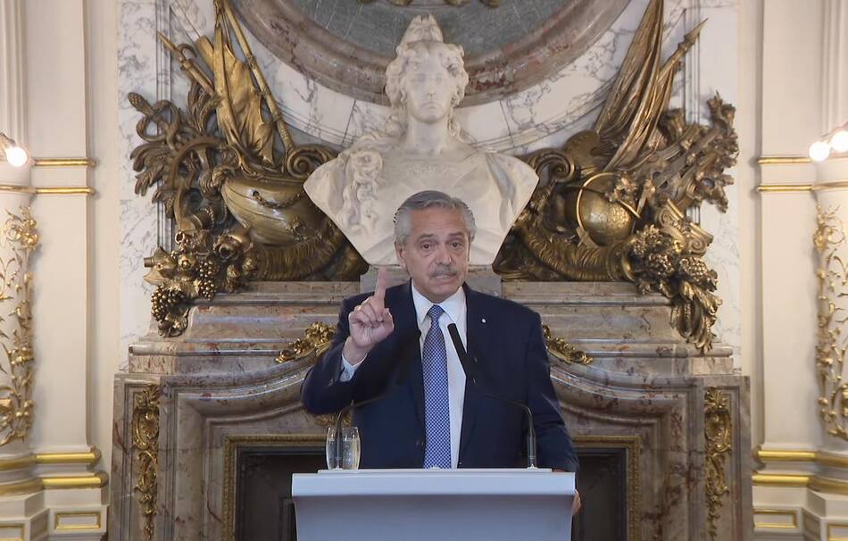 Alberto Fernández habló en cadena nacional, NA