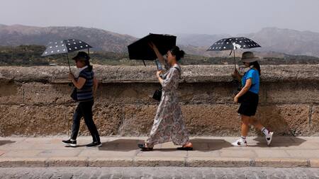Ola de calor en España. Foto: Reuters.