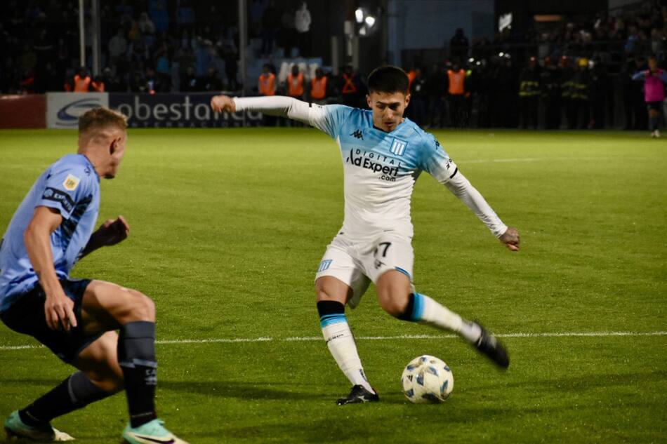 Belgrano vs Racing. Foto: X @RacingClub
