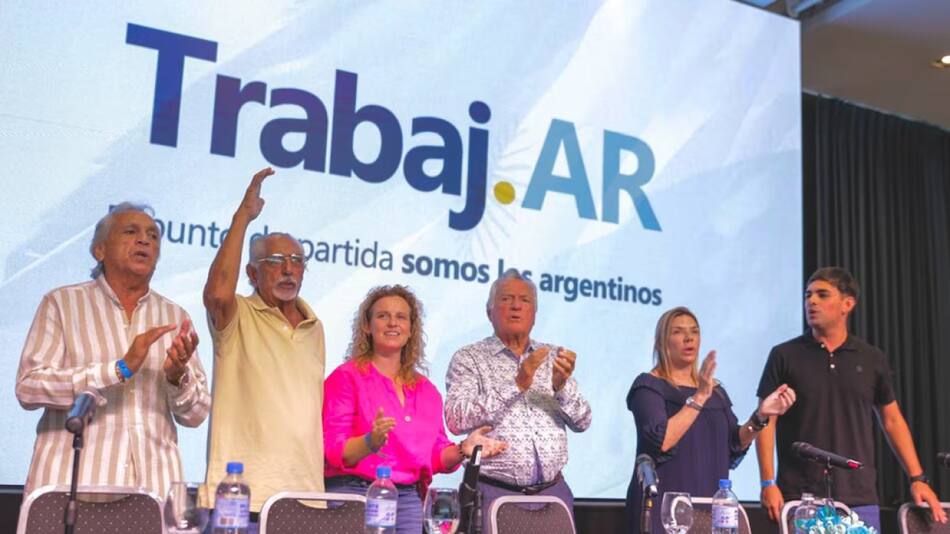 Luis Barrionuevo, en el lanzamiento de Trabaj.AR