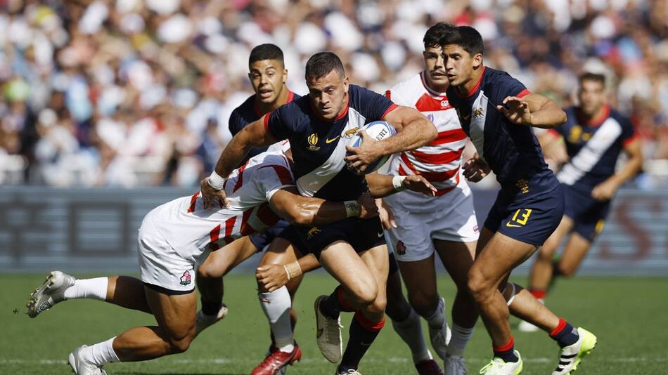 Los Pumas derrotaron a Japón y chocarán con Gales en semis. Foto: Reuters.