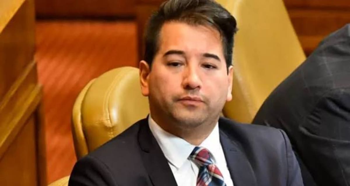 Javier Olivares Avendaño, diputado de Chile, durante una actividad oficial en el Congreso chileno.