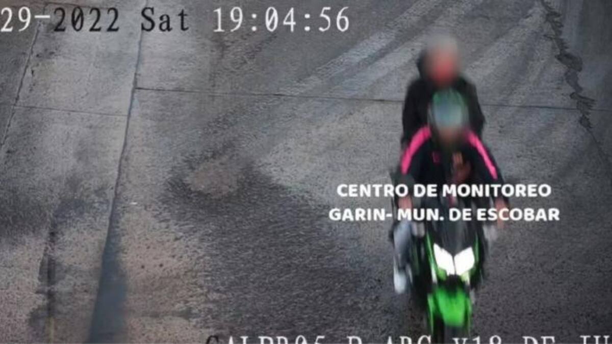 Capturas de las cámaras del robo de Andres Blaquier. Foto: NA.