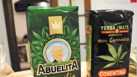 Yerba con cannabis - Uruguay
