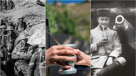 Los ingleses tomaban mate durante la Primera Guerra Mundial: el vicio desconocido en la trinchera de la muerte