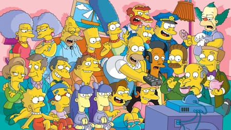 La historia retratada en Los Simpsons. Foto: Archivo.