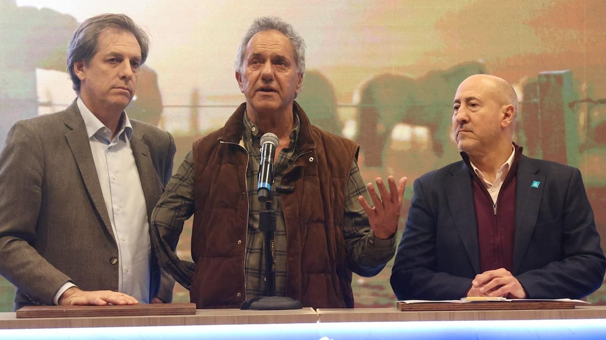 Daniel Scioli en un acto político