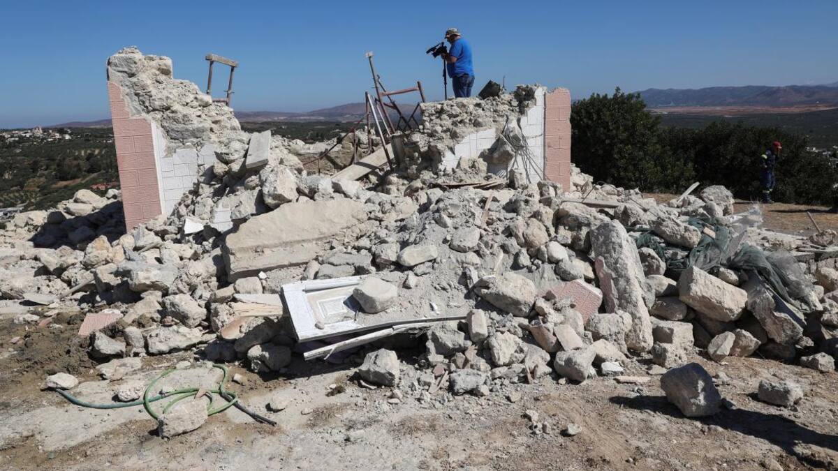 Sismo sacudió la isla de Creta en Grecia. Reuters