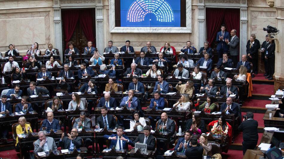 La Cámara de Diputados aprobó la Ley Bases y el paquete fiscal. Foto: NA.