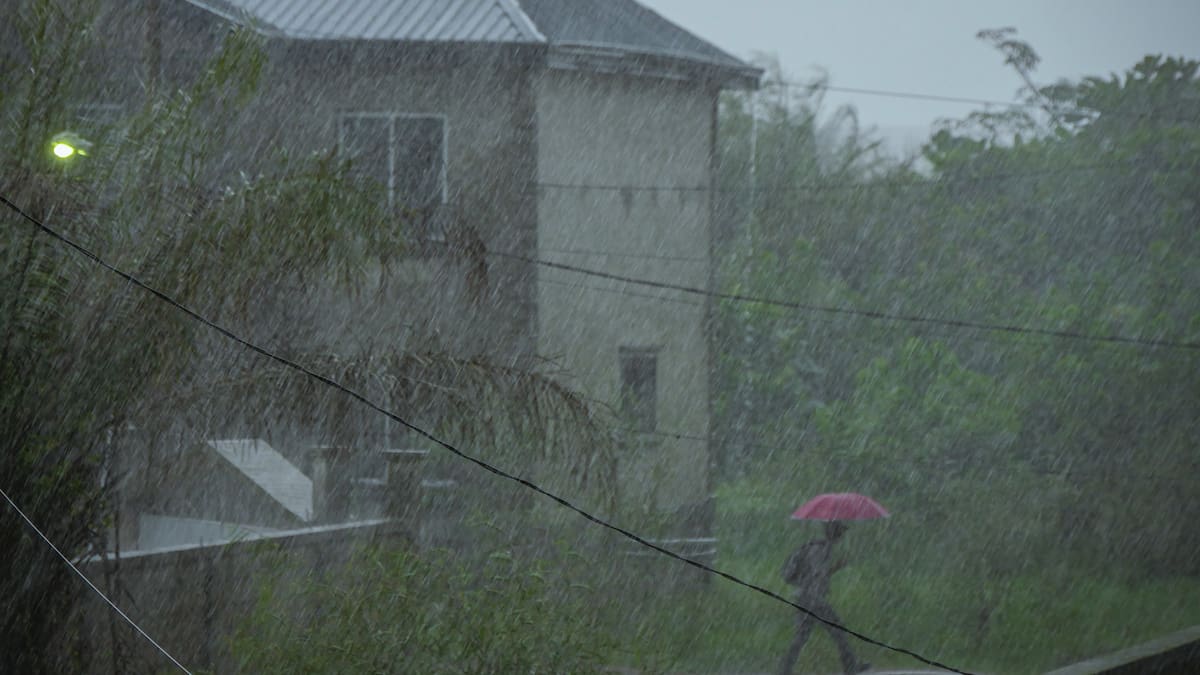 Lluvias y tormentas en Buenos Aires.