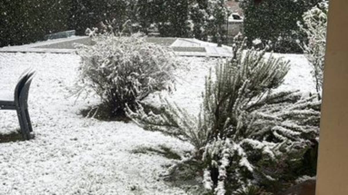Histórica nevada en San Luis.