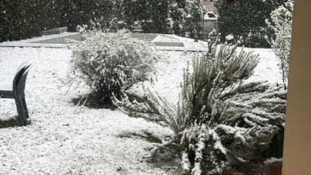 Histórica nevada en San Luis.