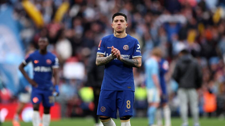 Enzo Fernández. Foto: Reuters