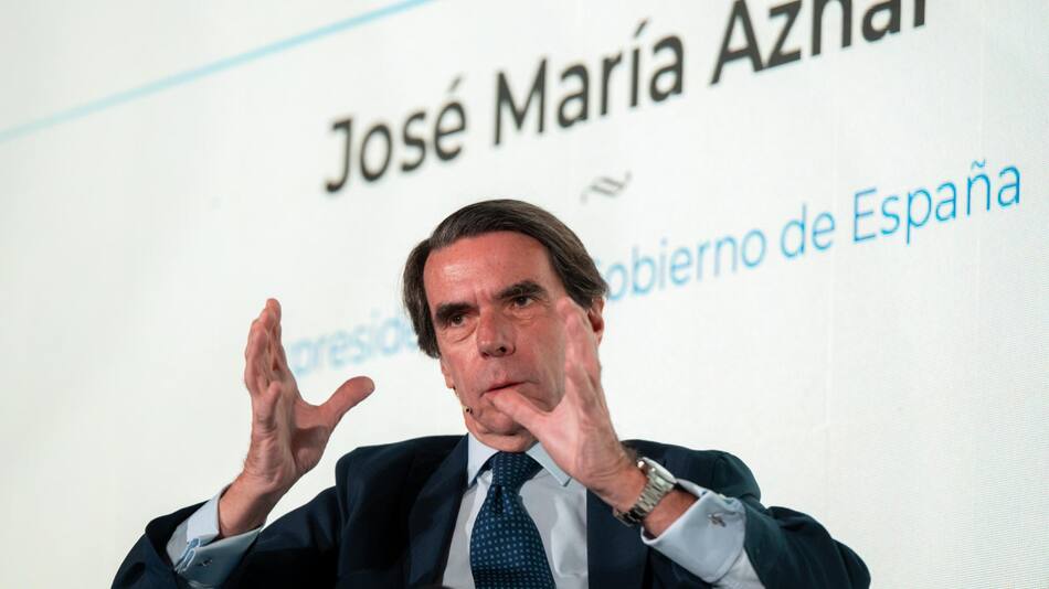 José María Aznar, expresidente del Gobienro español. Foto: EFE.