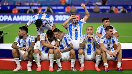 La Selección argentina volverá al país este lunes. Foto: NA.