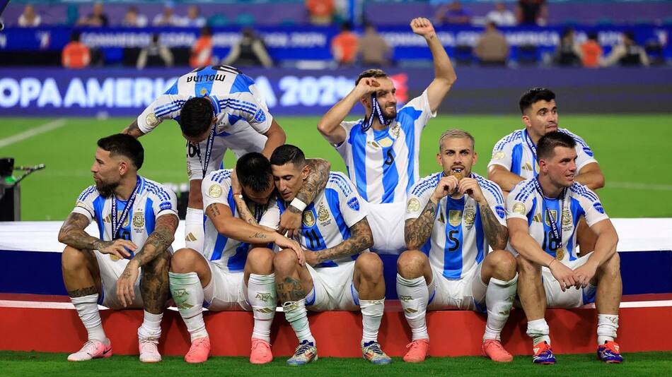 La Selección argentina volverá al país este lunes. Foto: NA.
