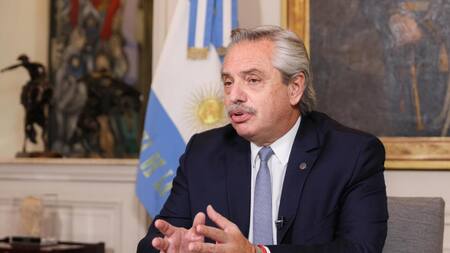 Alberto Fernández, presidente de Argentina, conferencia, foto Presidencia de la Nación