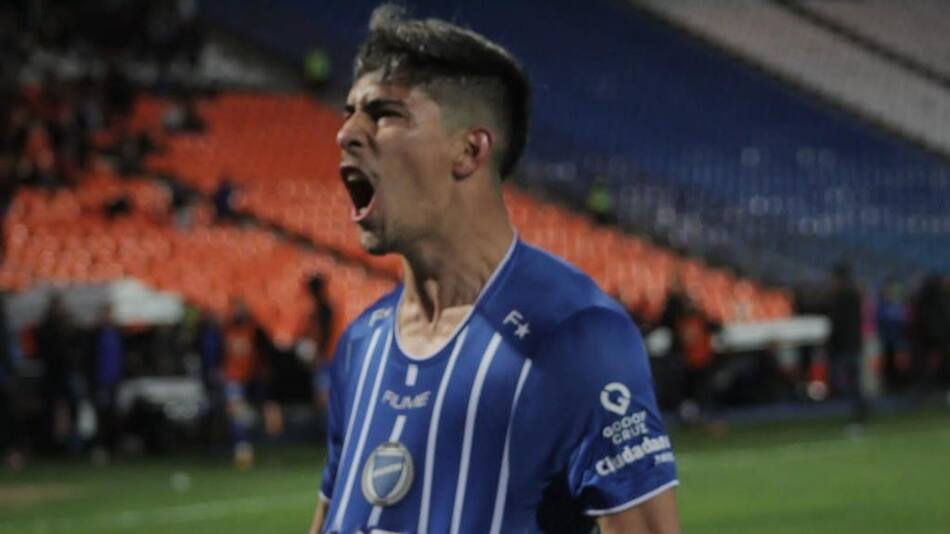 Festejo de Godoy Cruz ante Aldosivi por el torneo local. Foto: @LigaAFA.