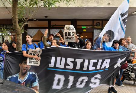 Tribunales de San Isidro donde se lleva a cabo el juicio por la muerte de Diego Maradona. FOTO: NA/ Juan Vargas.