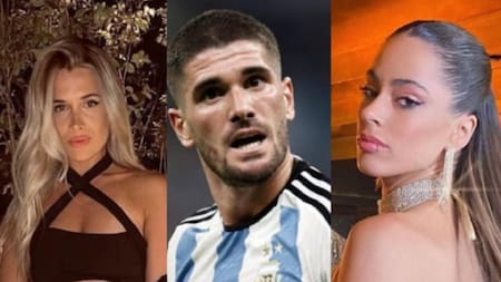 Tini, De Paul, Camila Homs. Foto: NA