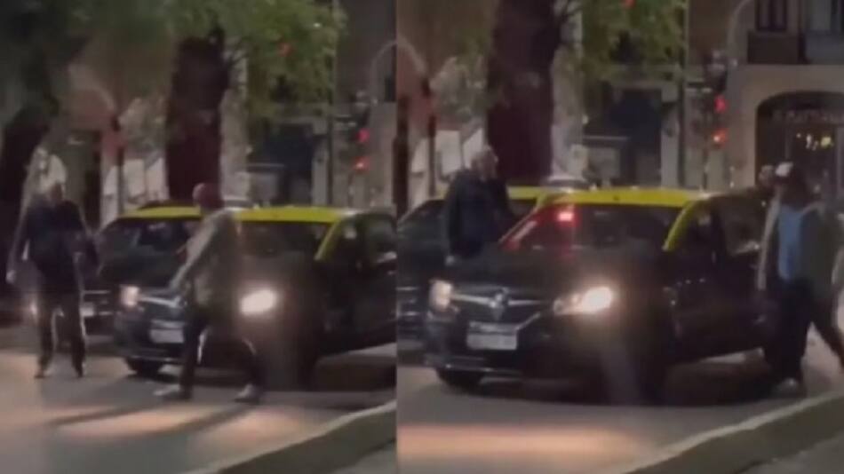 Le sacaron la licencia al taxista que atropelló a un motociclista en Palermo. NA