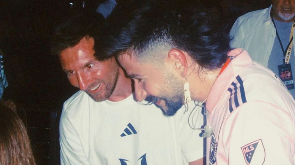 Camilo y Messi. Foto: @camilo
