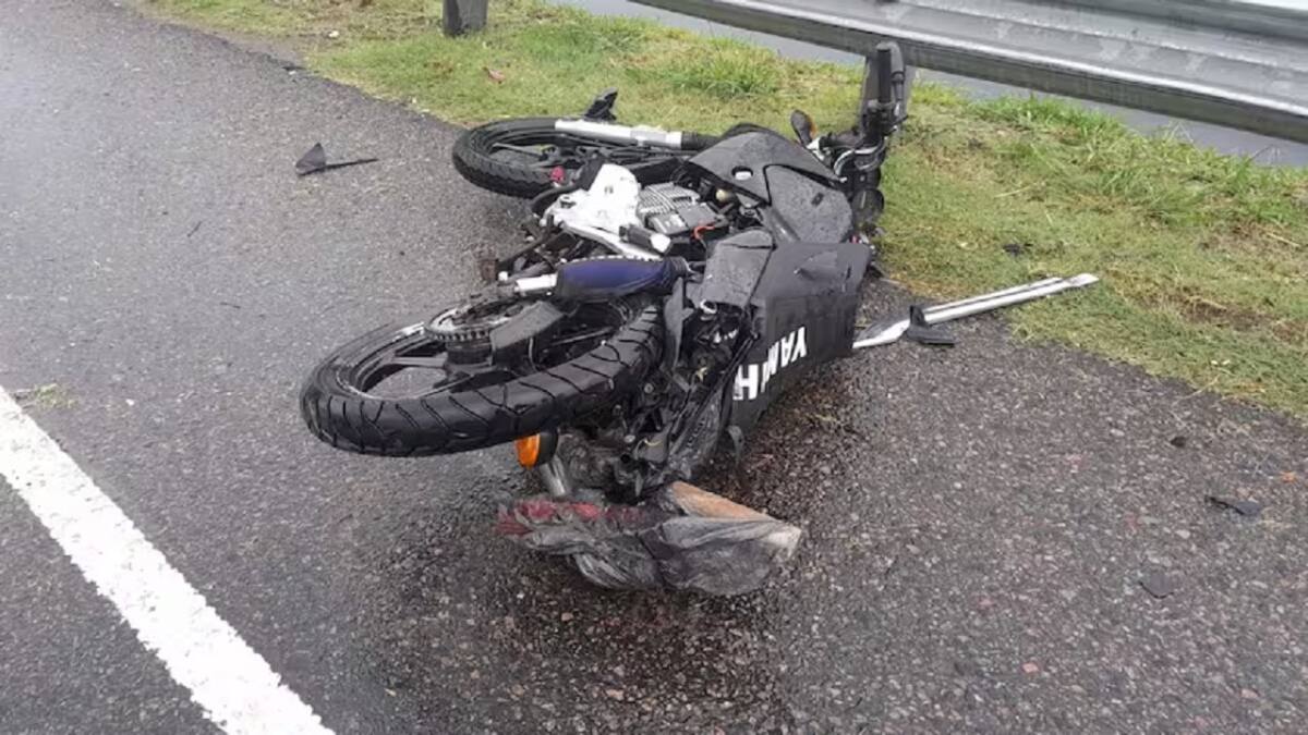 Choque fatal en Acceso Oeste. Foto: Ministerio de Seguridad bonaerense.