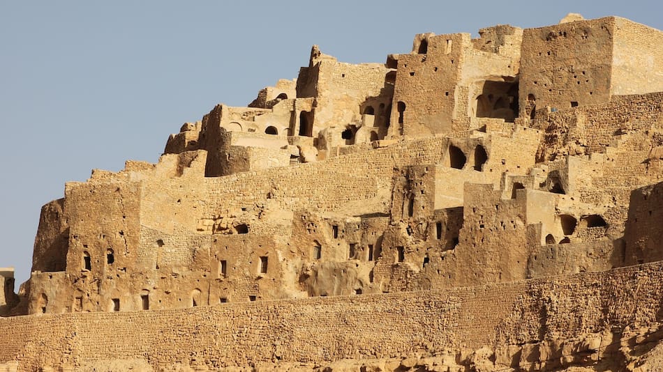 Ruinas en el desierto de Sahara. Foto: Pixabay.