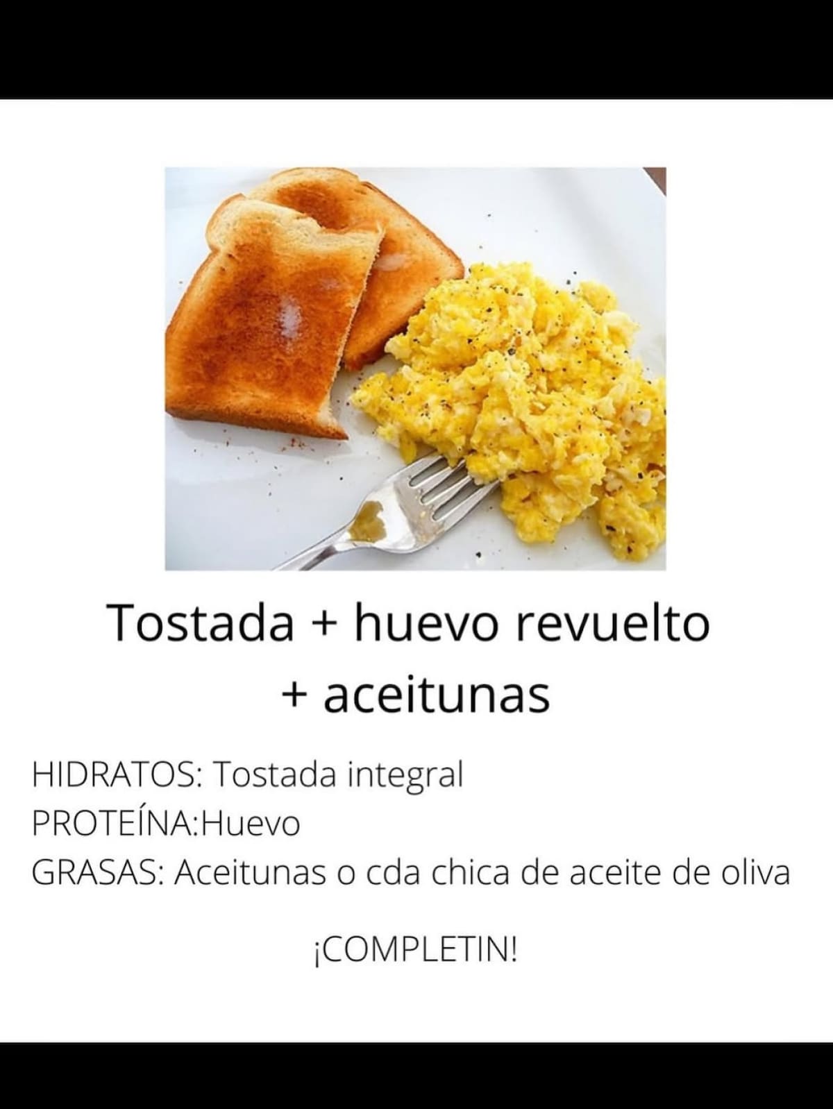 Desayunos completos. Foto Instagram @nutri.sm