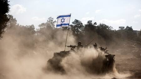 El Ejército de Israel en la Franja de Gaza. Foto: Reuters.