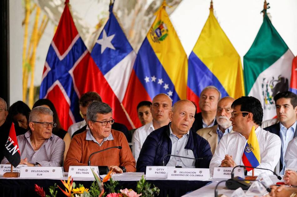 Los negociadores del gobierno de Colombia y el Ejército de Liberación Nacional_ Reuters