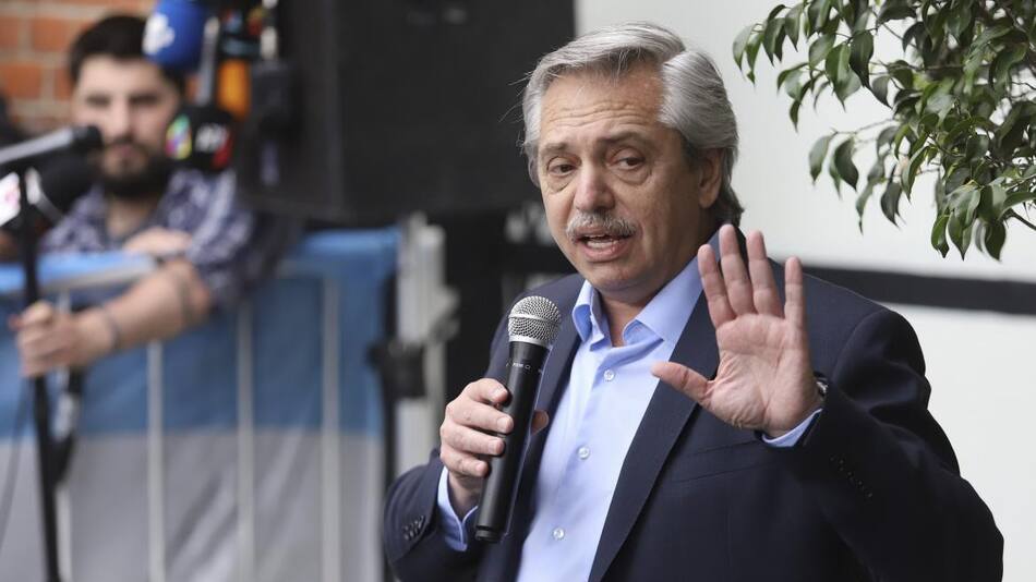 Alberto Fernández, presidente electo, Agencia NA