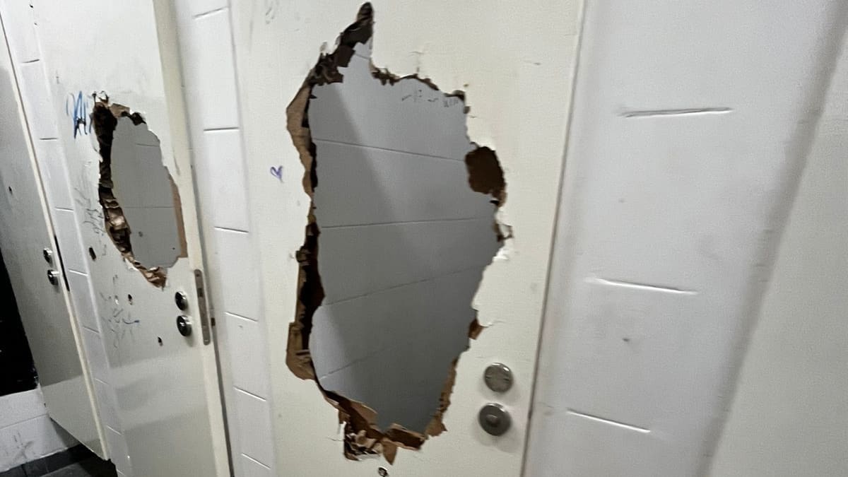 Vandalismo en escuelas.