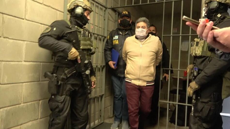Marco, alias "Marcos", Estrada Gonzáles dejó este año el penal de Marcos Paz y fue deportado a Perú. Foto: PFA.