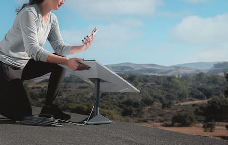 Starlink, el servicio de internet satelital que ofrece la empresa de Elon Musk. Foto: X / @Starlink.