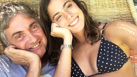 Alejandro y Tini Stoessel. Foto: Instagram.