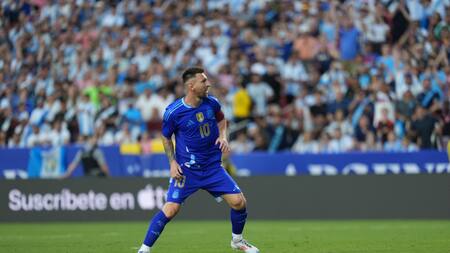 Lionel Messi; Argentina vs Guatemala. Foto: X @Argentina
