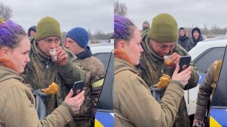 Ucranianos salvaron a un soldado ruso