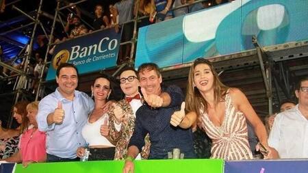 Cinthia Fernandez y Luis Naidenoff