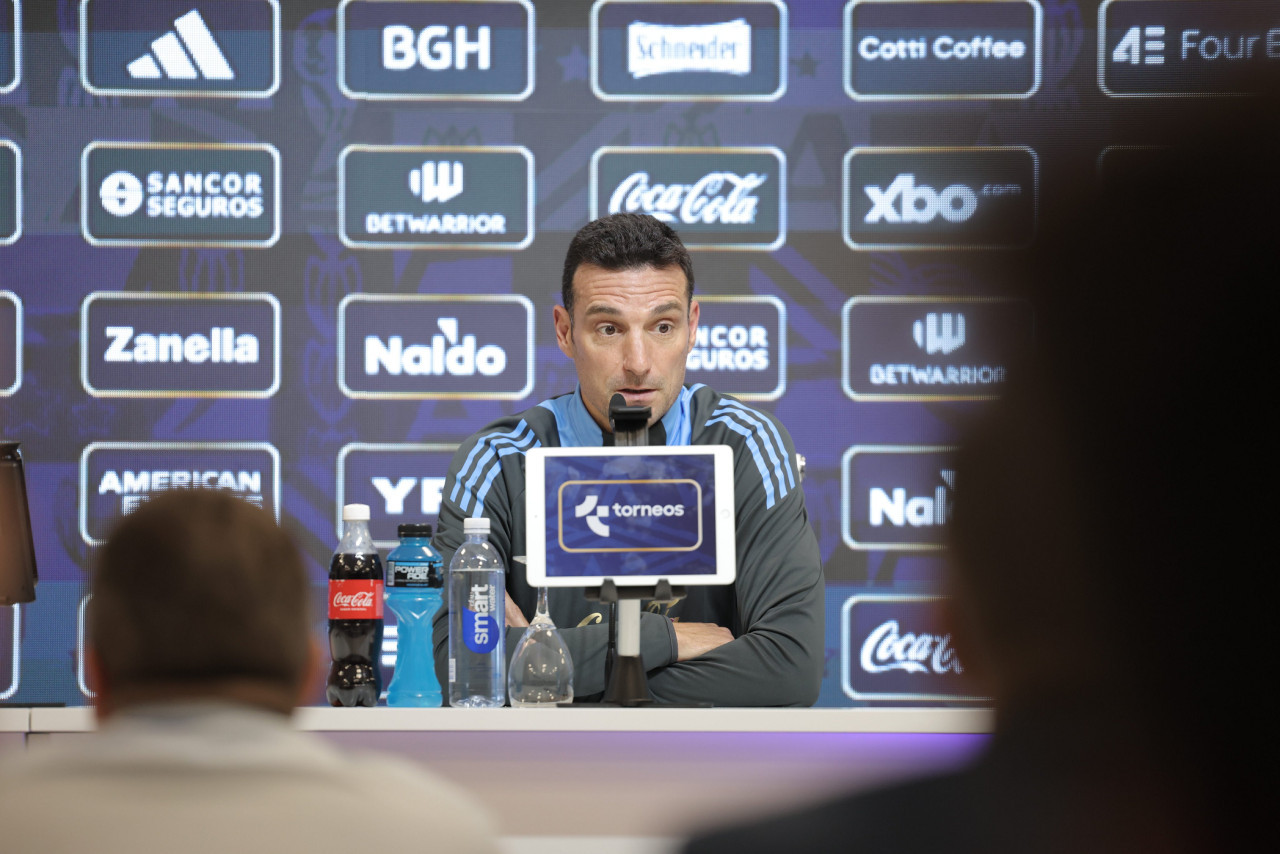 Lionel Scaloni, DT de la Selección Argentina. Foto: X/@Arrgentina