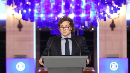 Javier Milei inauguró el Palacio Libertad.