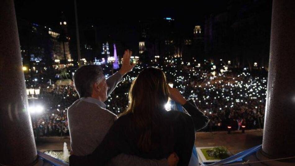 Mauricio Macri, Plaza de Mayo