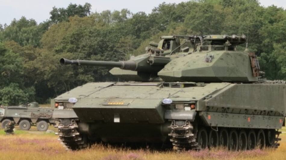 Tanque CV-90. Foto: Twitter.