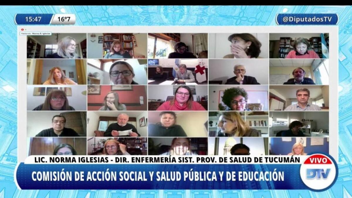 Diputados: especialistas expusieron sobre la iniciativa que jerarquiza la enfermería
