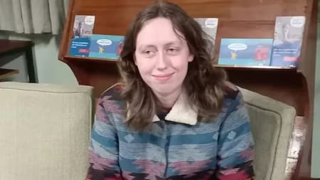 Julia Horn, la turista alemana desaparecida en San Juan. Foto X.