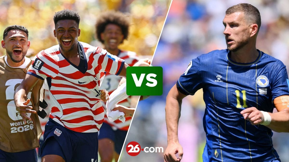 Estados Unidos vs Bosnia y Herzegovina por los 16avos de final del Mundial 2026.