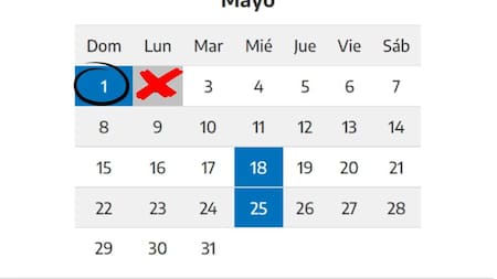 Mes de mayo, calendario, almanaque, 1 de mayo