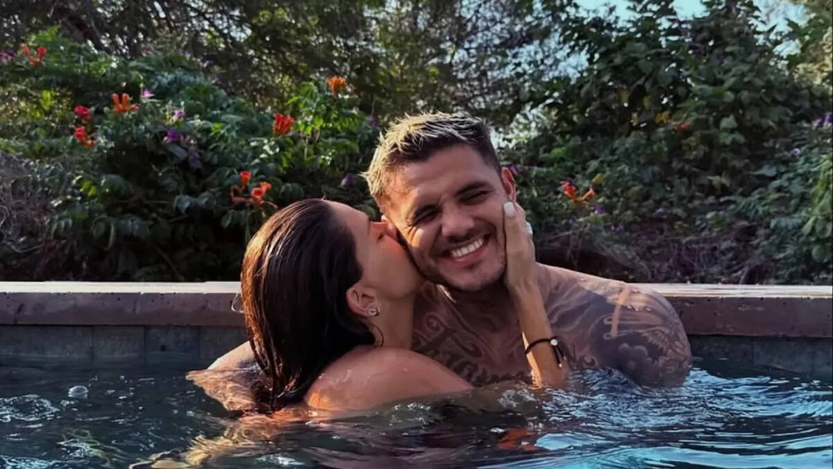 China Suárez y Mauro Icardi. Foto: redes sociales