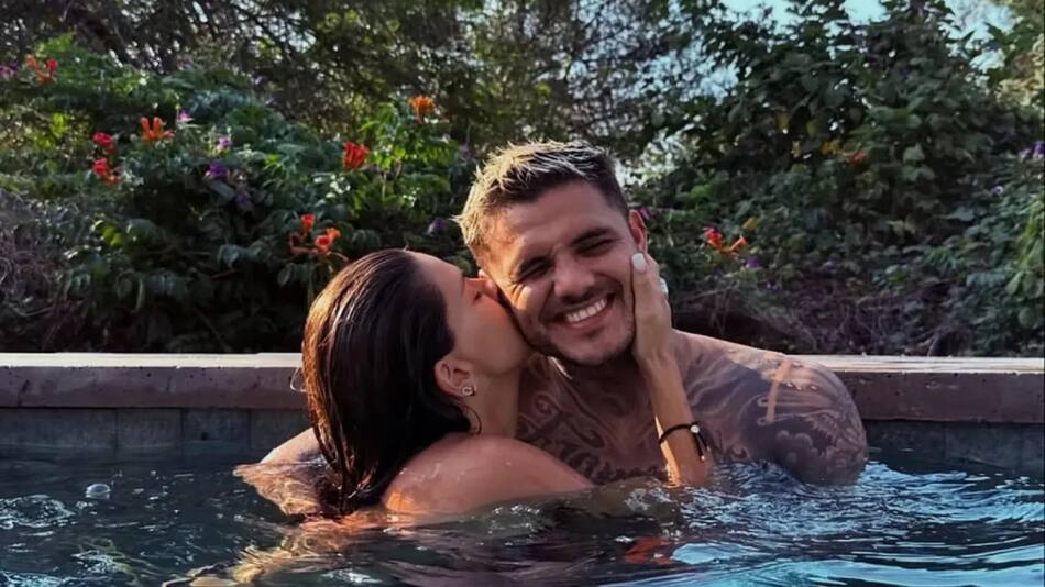 China Suárez y Mauro Icardi. Foto: redes sociales